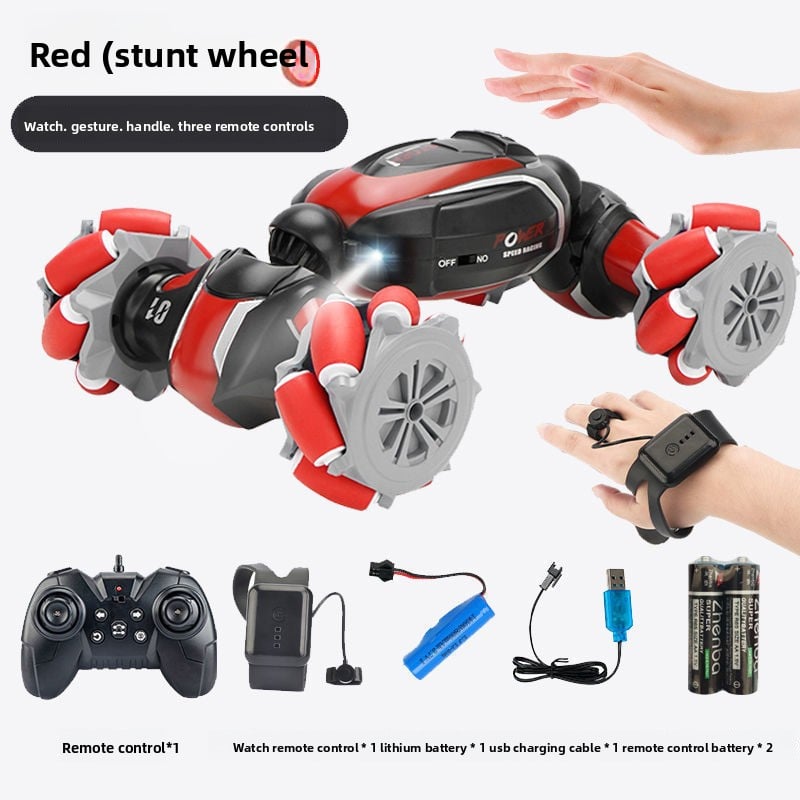 Gesture Induction Deformation Remote Control Car Children's Toy Twisted Four-wheel Drive Climbing Racing Car Boy Charged Electric Off-road Vehicle