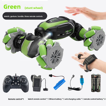 Gesture Induction Deformation Remote Control Car Children's Toy Twisted Four-wheel Drive Climbing Racing Car Boy Charged Electric Off-road Vehicle