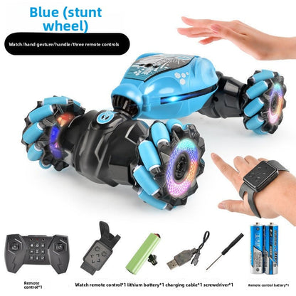 Gesture Induction Deformation Remote Control Car Children's Toy Twisted Four-wheel Drive Climbing Racing Car Boy Charged Electric Off-road Vehicle