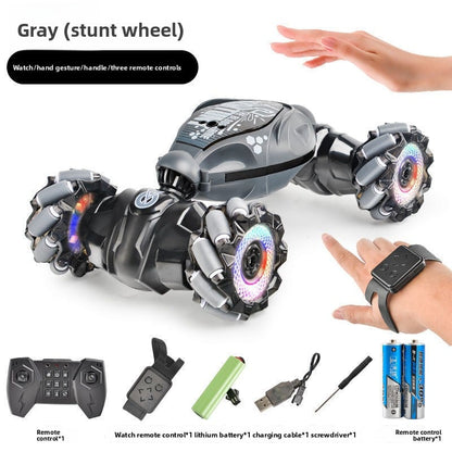 Gesture Induction Deformation Remote Control Car Children's Toy Twisted Four-wheel Drive Climbing Racing Car Boy Charged Electric Off-road Vehicle