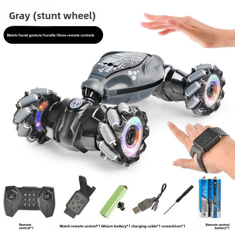 Gesture Induction Deformation Remote Control Car Children's Toy Twisted Four-wheel Drive Climbing Racing Car Boy Charged Electric Off-road Vehicle