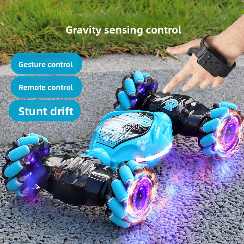 Gesture-sensing twisting car