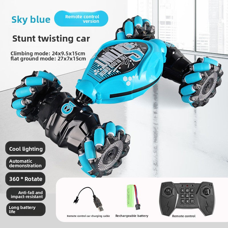 Gesture-sensing twisting car