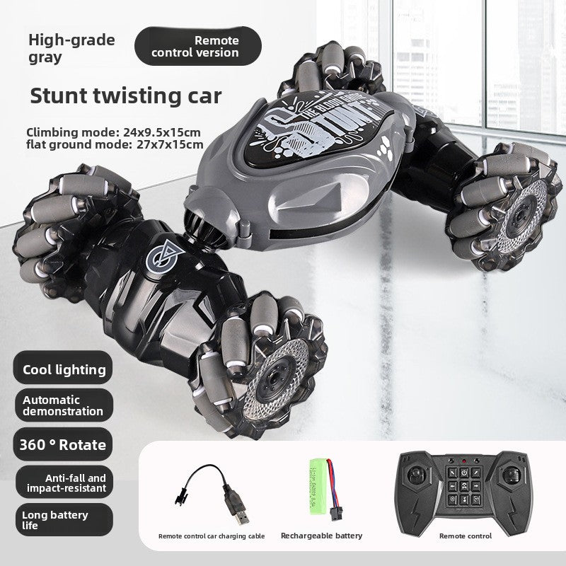 Gesture-sensing twisting car