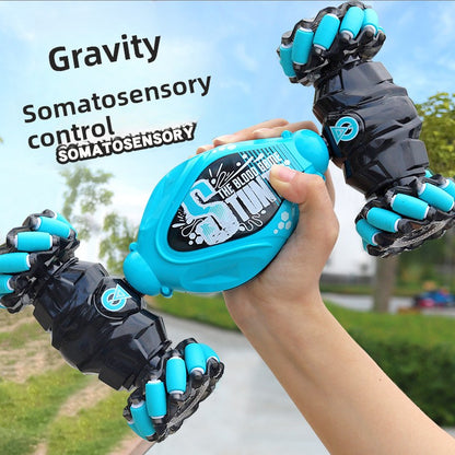 Gesture-sensing twisting car