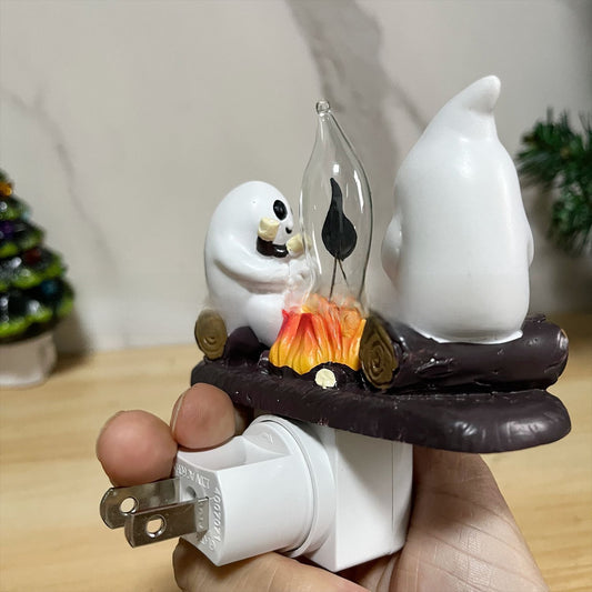 Ghost Bonfire Flashing Night Light