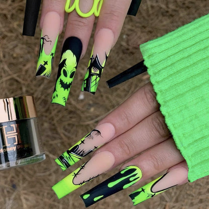 Ghost nail stickers
