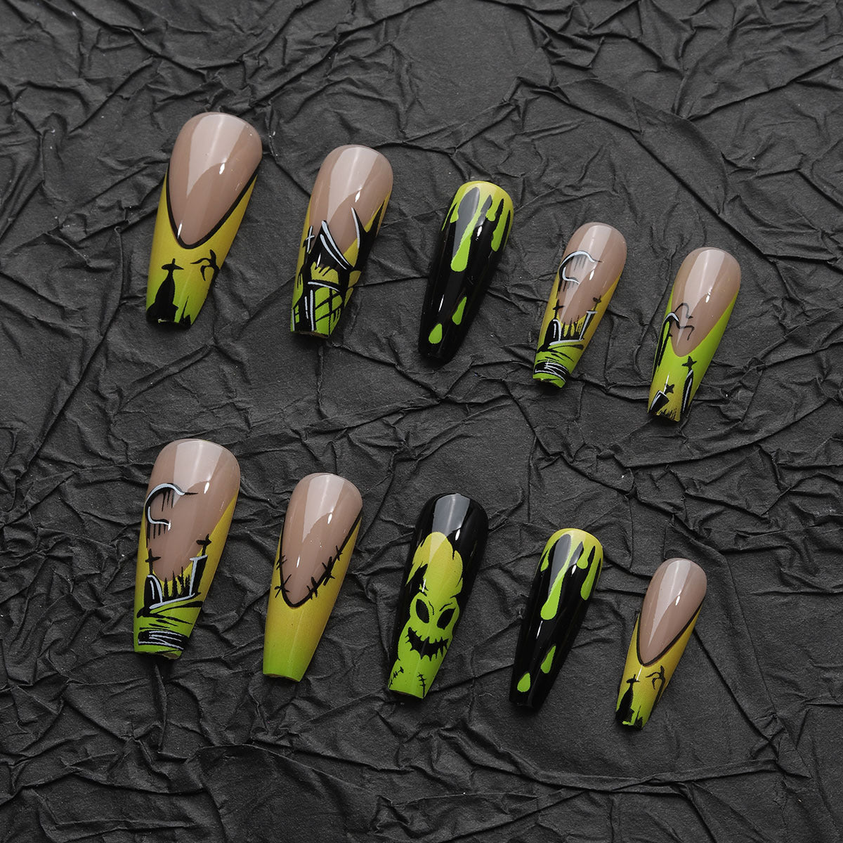 Ghost nail stickers