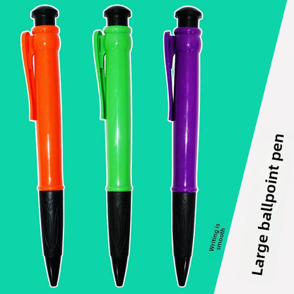 Giant 28.5cm Candy Color Ballpoint Pen with Refills