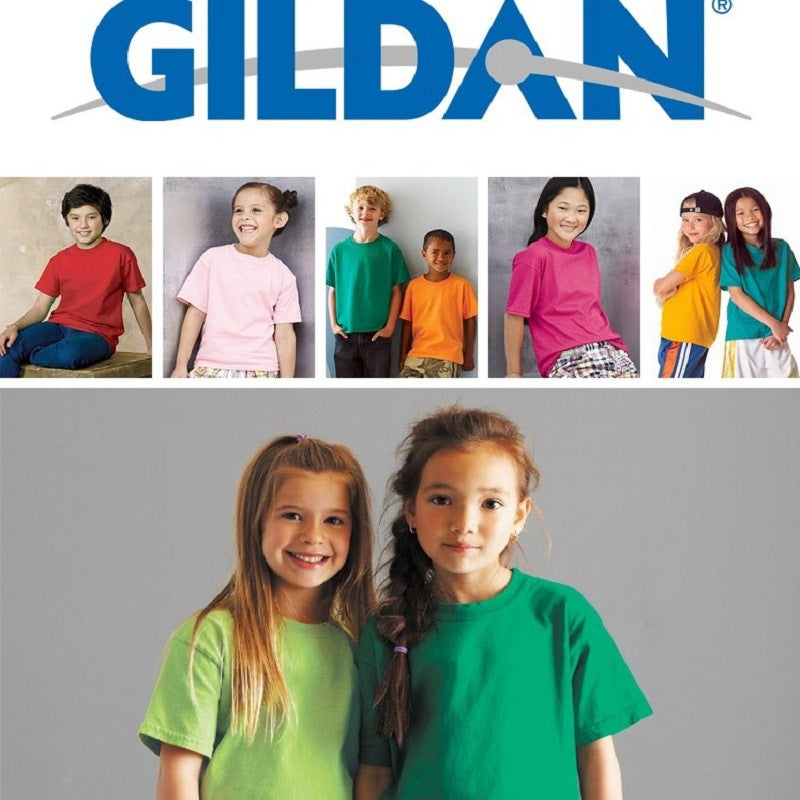 GILDAN 76000 Cotton Round Neck T-Shirt Short Sleeve
