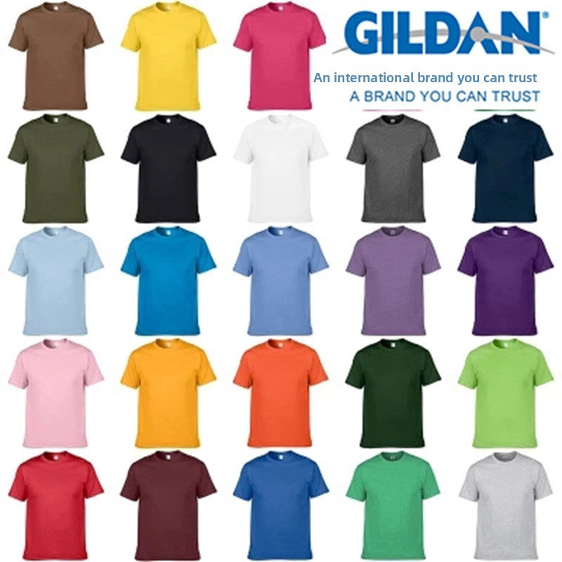 GILDAN 76000 Cotton Round Neck T-Shirt Short Sleeve
