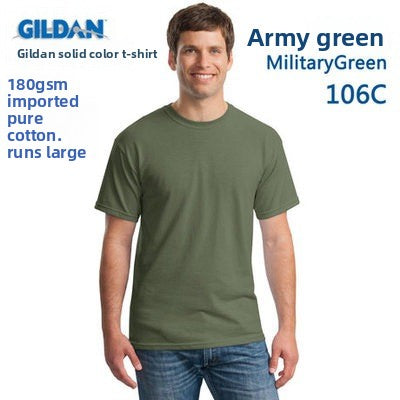 GILDAN 76000 Cotton Round Neck T-Shirt Short Sleeve