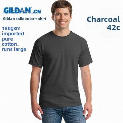 GILDAN 76000 Cotton Round Neck T-Shirt Short Sleeve