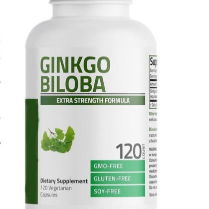 Ginkgo biloba capsules