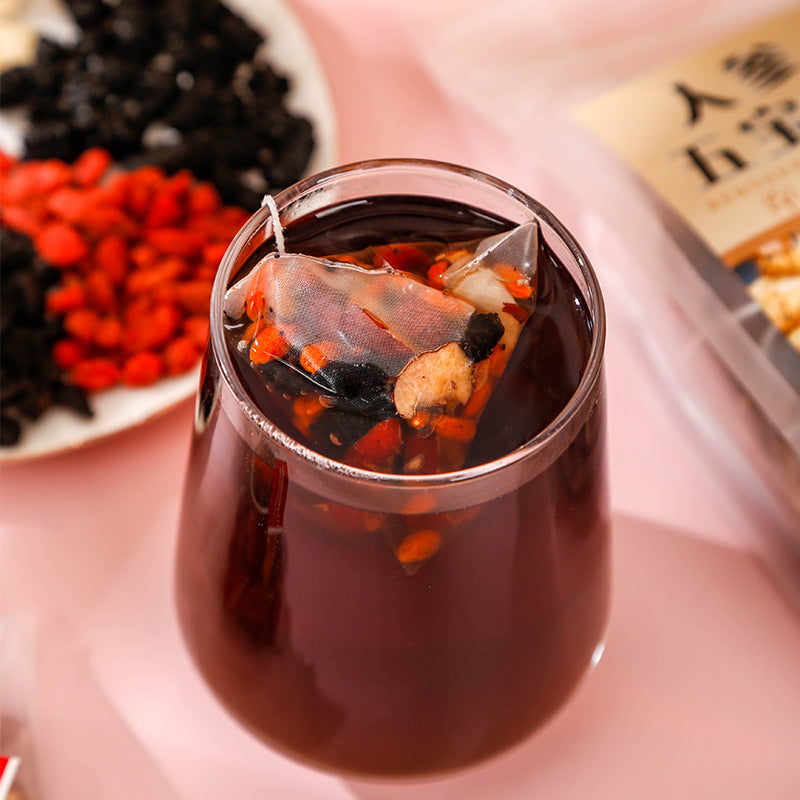Ginseng Five Treasures Tea Independent triangular tea bag