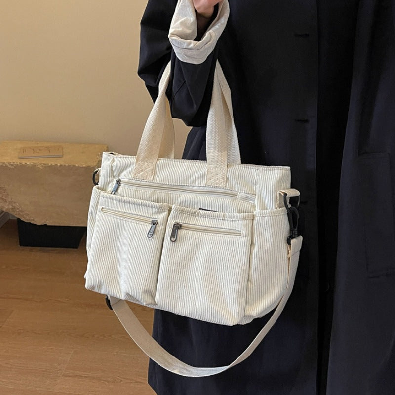 girl corduroy handbag