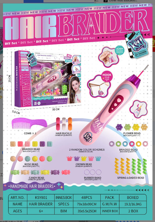 Girl's Braiding Toy