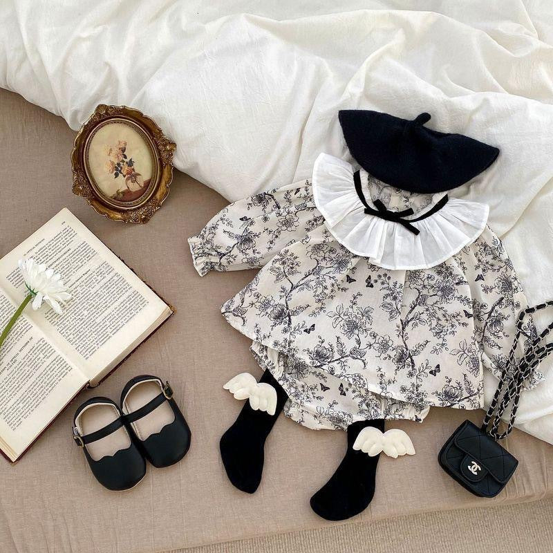 Girls' autumn long-sleeved two-piece set