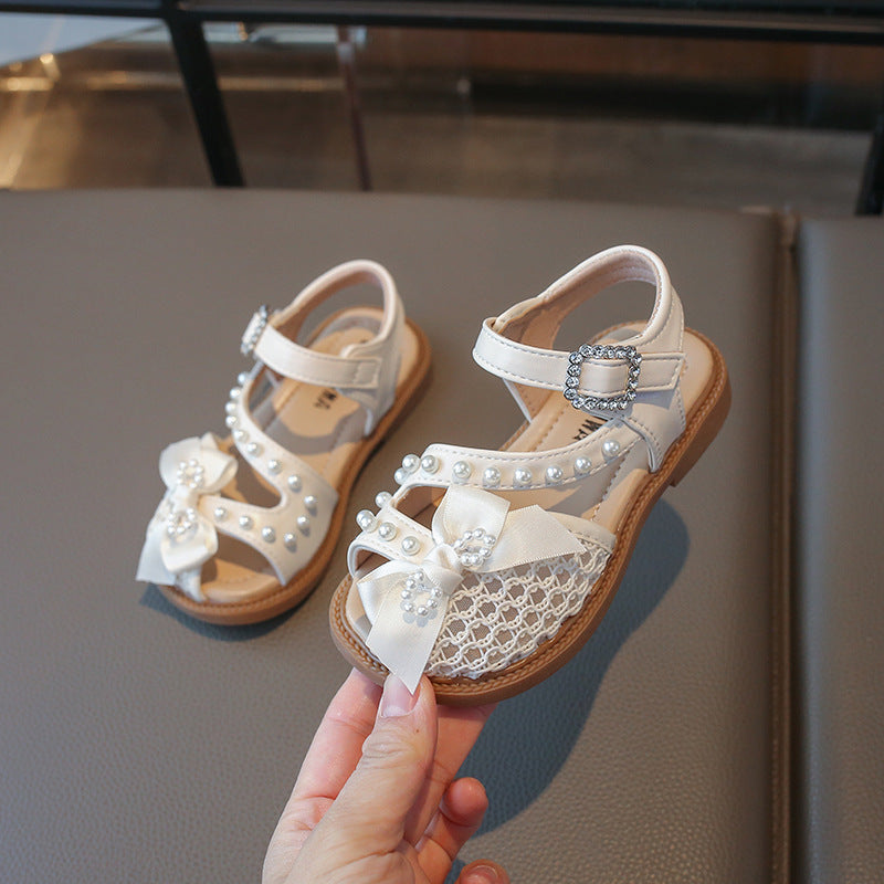 Girls Bow Design Summer Sandals