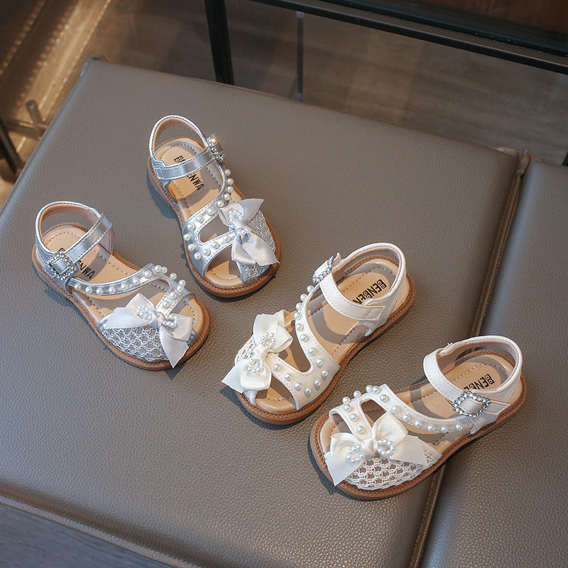 Girls Bow Design Summer Sandals