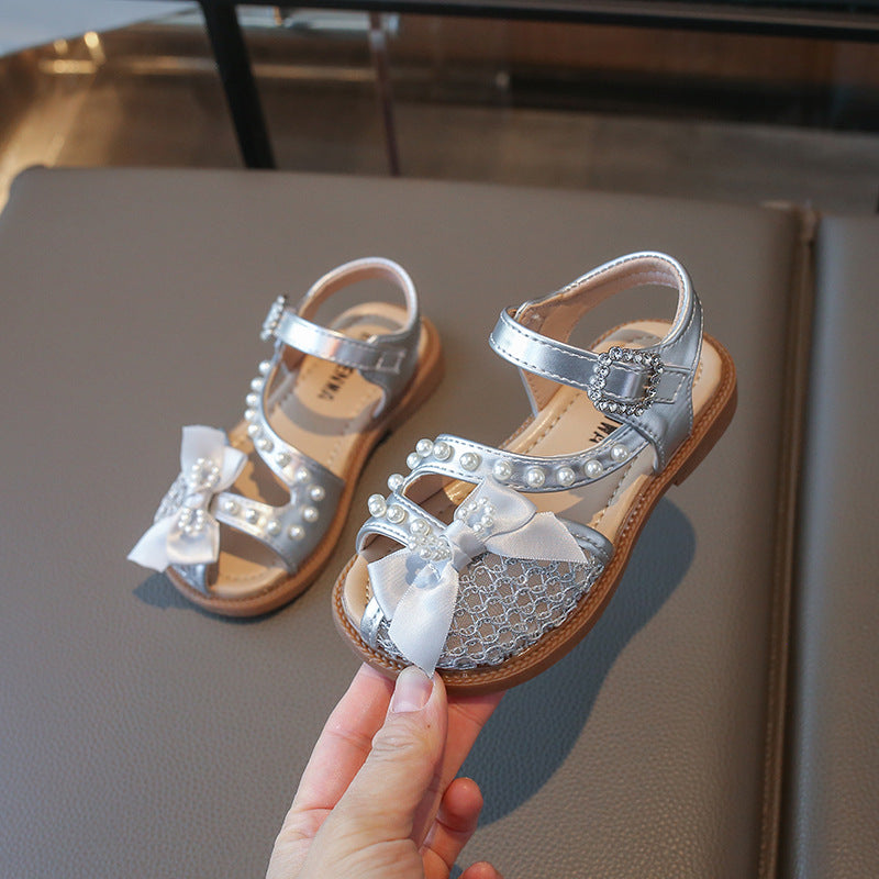Girls Bow Design Summer Sandals