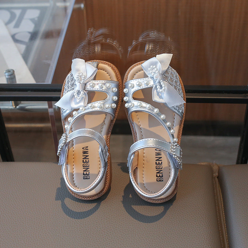 Girls Bow Design Summer Sandals
