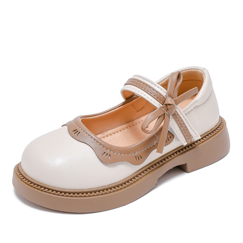Girls Bow Flat Shoes
