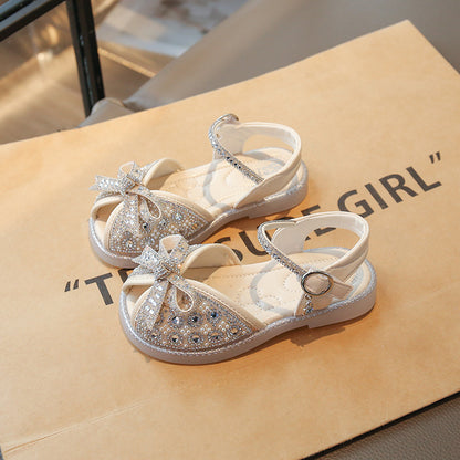 Girls Bowknot Soft Sole Non-Slip Sandals
