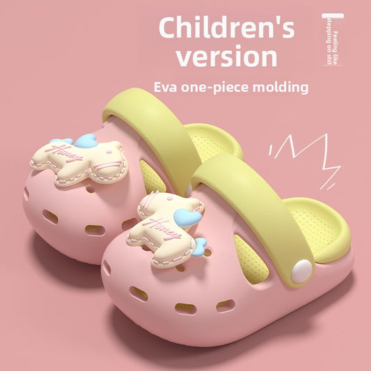 Girls Cartoon Beach Slippers