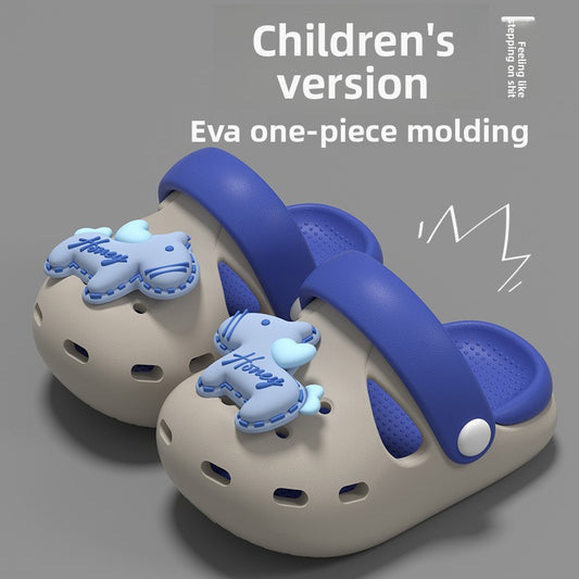 Girls Cartoon Beach Slippers