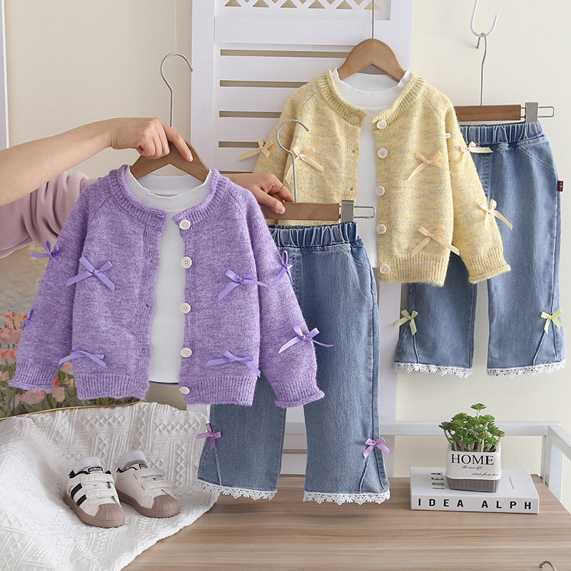 Girls Cotton Cardigan