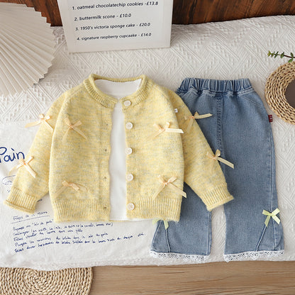Girls Cotton Cardigan