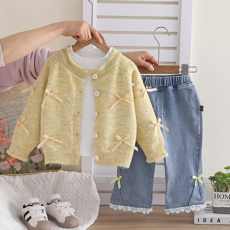 Girls Cotton Cardigan