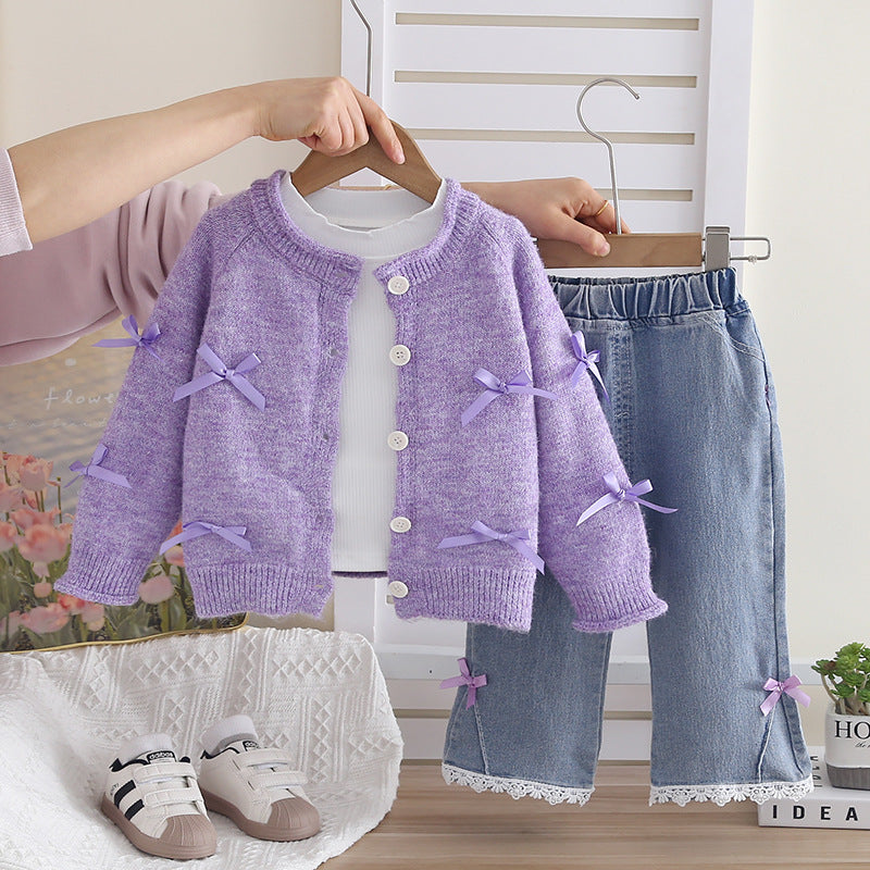 Girls Cotton Cardigan
