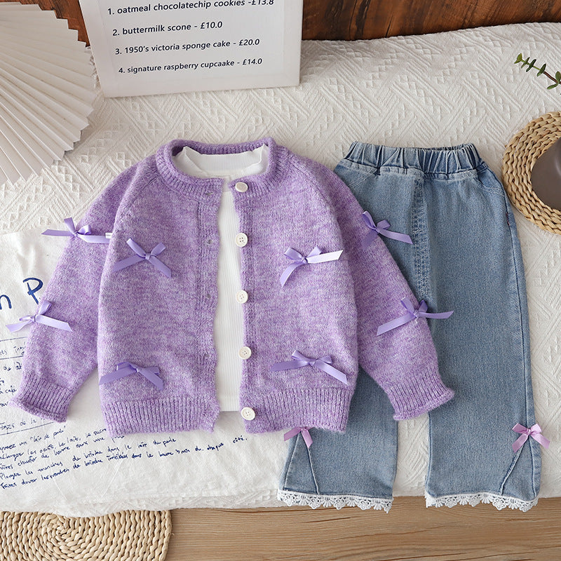 Girls Cotton Cardigan
