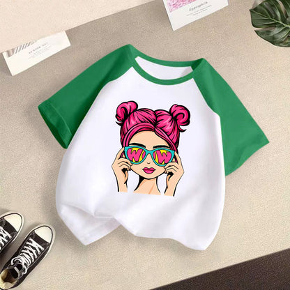 Girls Cotton Tshirts