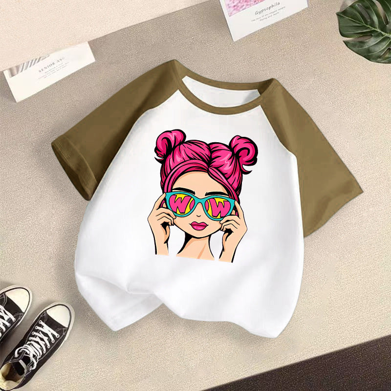 Girls Cotton Tshirts