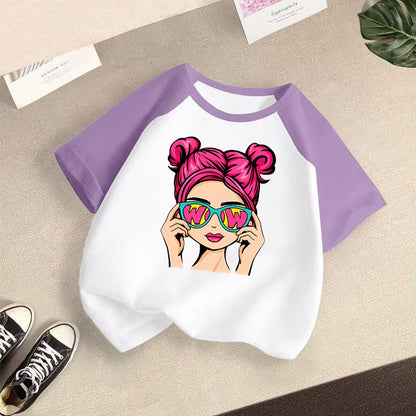 Girls Cotton Tshirts