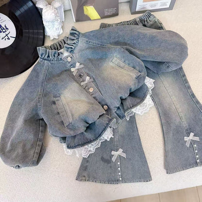 Girls Denim Set