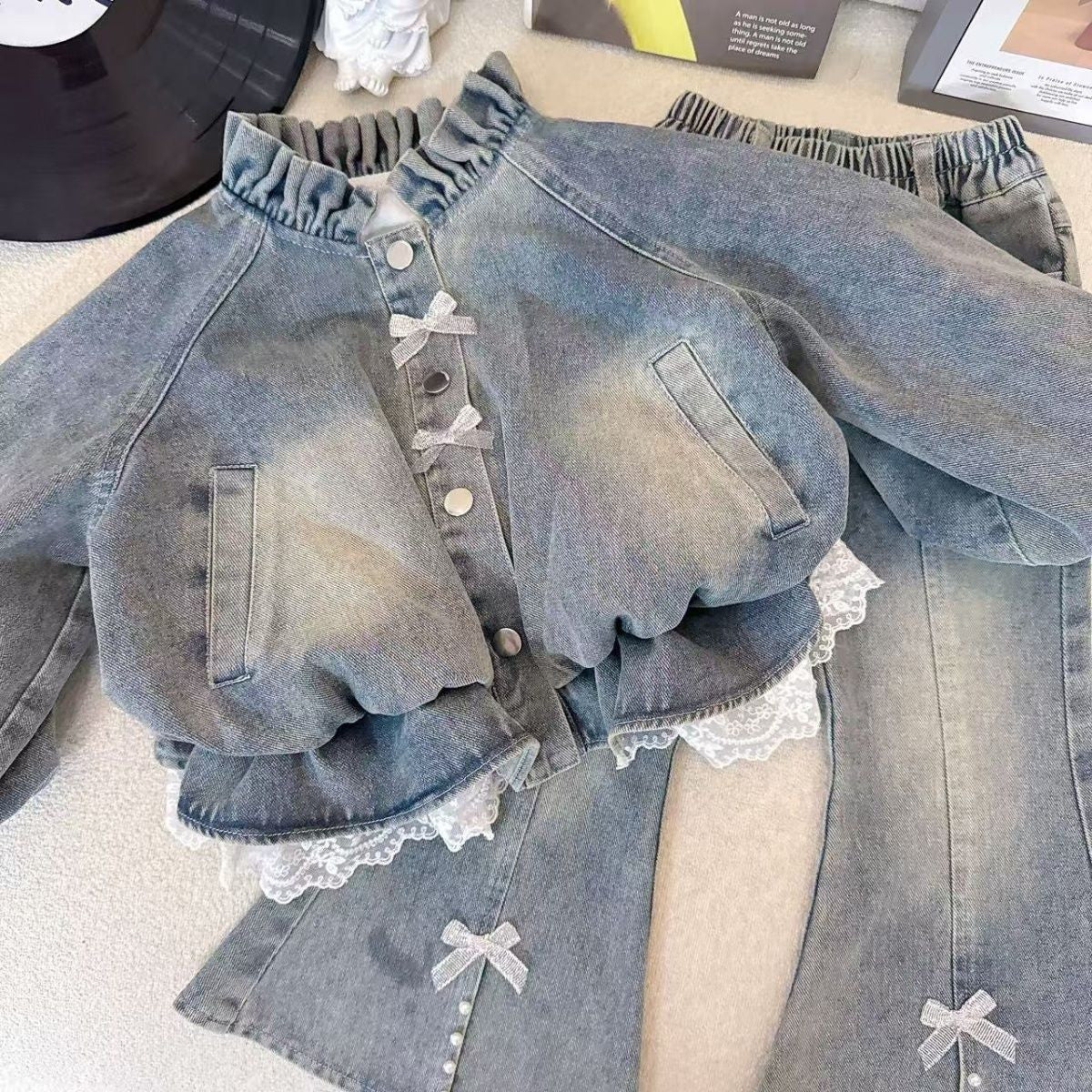Girls Denim Set