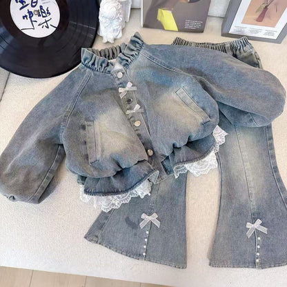 Girls Denim Set