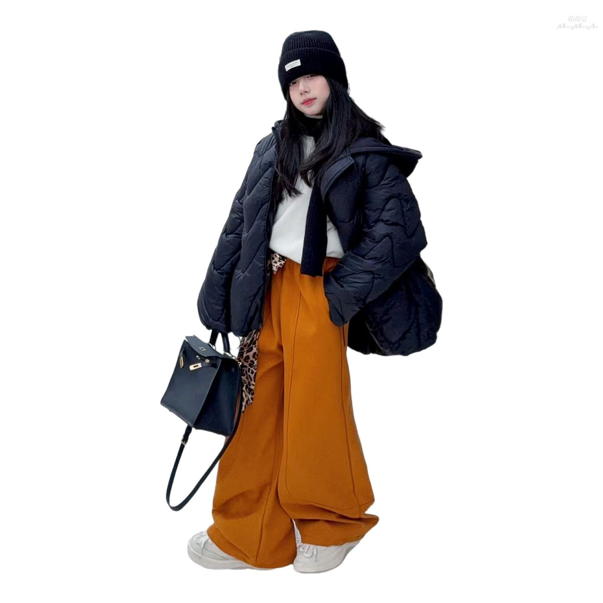 Girls' down cotton jacket