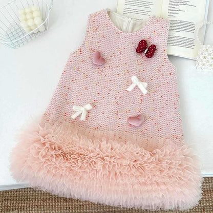 Girls Fleece Lined Princess Tutu Dress