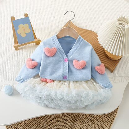 Girls Knit Cardigan