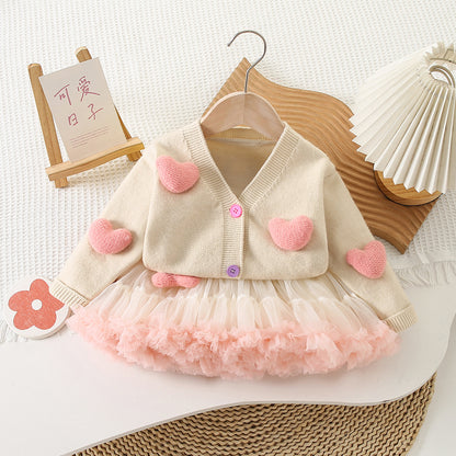 Girls Knit Cardigan