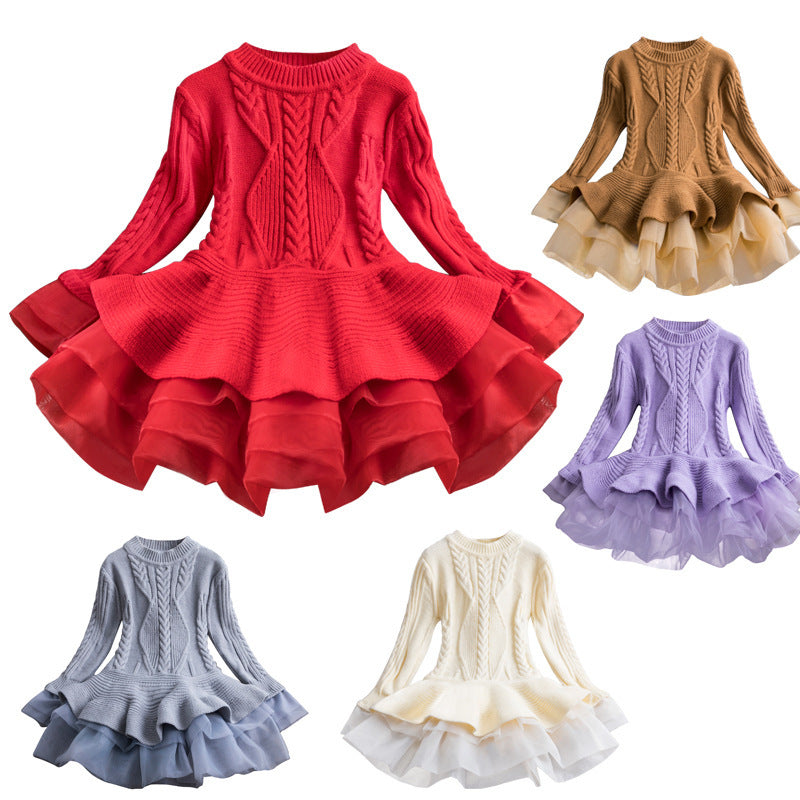 Girls Knit Dress