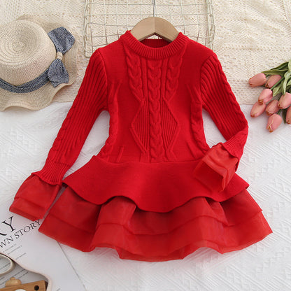 Girls Knit Dress
