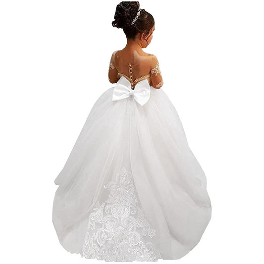 Girls Lace Princess Tutu Dress