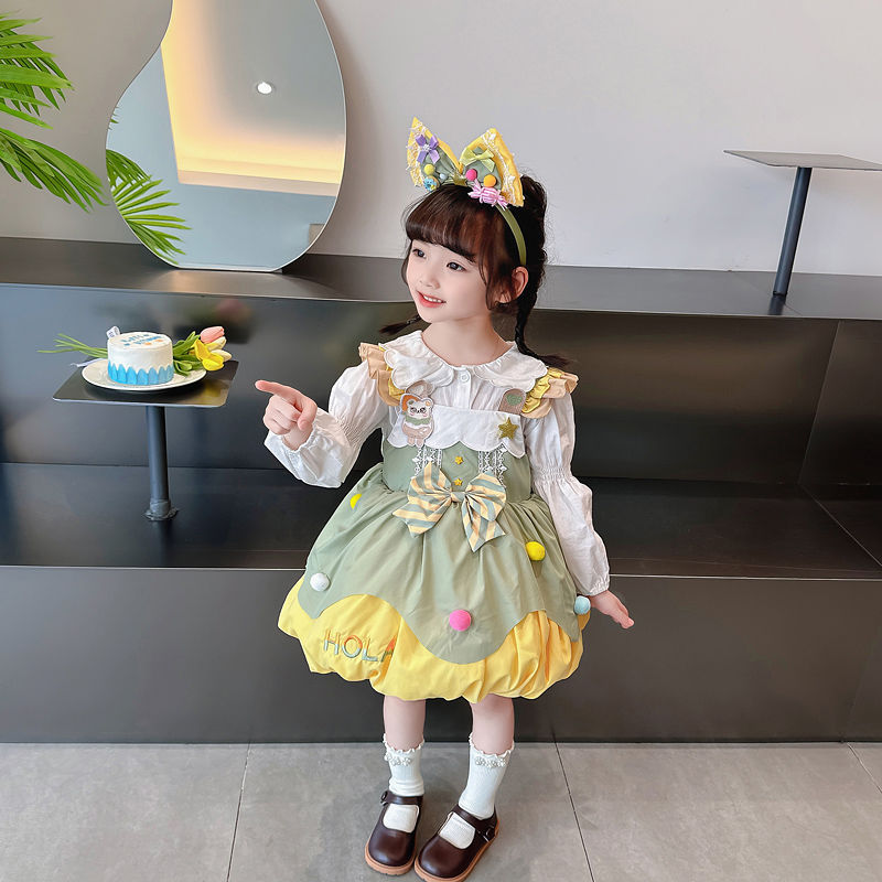 Girls Lolita Dress Two-Piece Set
