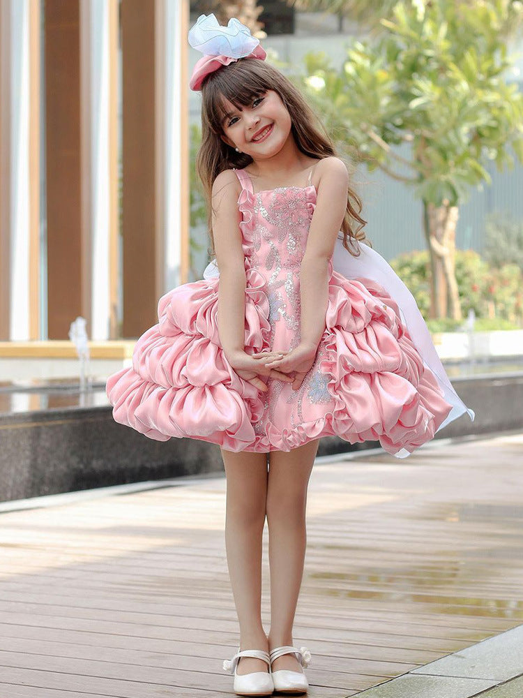 Girls Lolita Princess Bow Dress